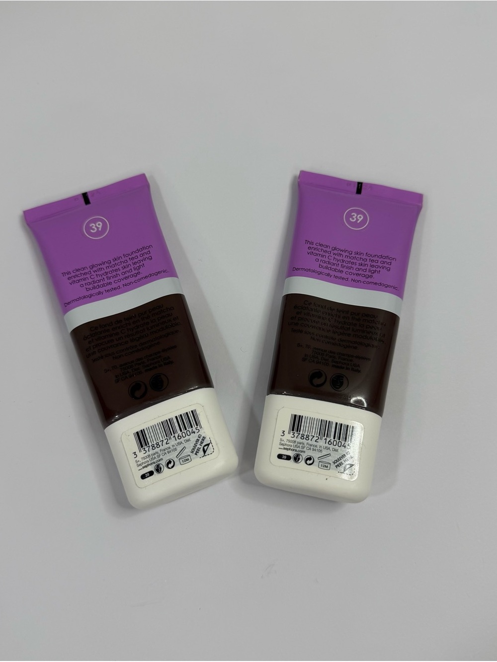 Shade 39 NEW- 2 Sephora Clean Glowing Skin Foundation - Picture 2 of 2